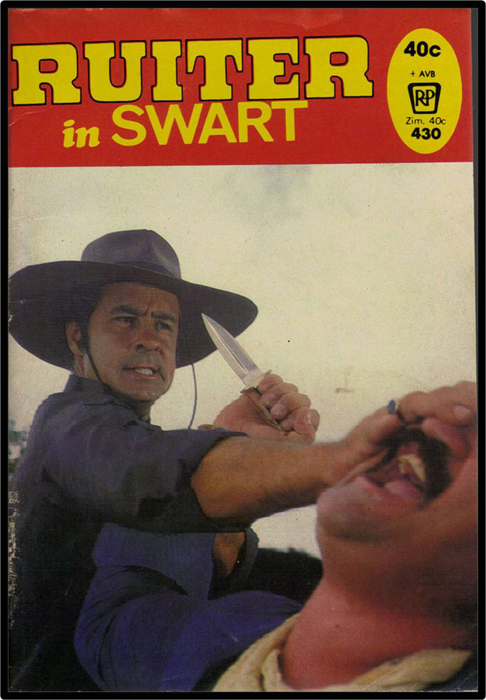 Ruiter in Swart